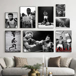 Muhammad Ali Inspirational Boxing Legend Canvas Art Poster  HD Wall Decor for Living Room Home Decor  Classic Motivational Print