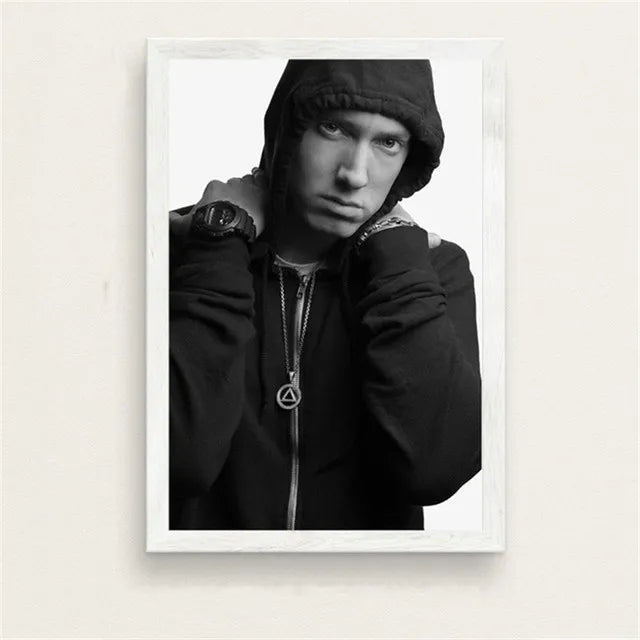 Super Rapper Eminems Posters and Prints Great Rap Singer Canvas Painting Music Star Wall Art Picture for Bedroom Home Decor