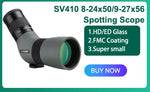 Svbony SV28plus 50/60/70mm Spotting Scope Zoom Telescope Powerful Long Range PORRO Prism Suit for Archery Target Shooting