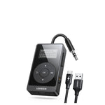 UGREEN aptX HD Airplane Bluetooth 5.3 Receiver Transmitter for All Headphones Wireless Audio Aux Bluetooth Adapter for TV Flying