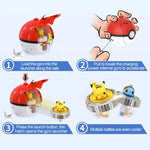 Genuine Pokemon Toys Ball Battle Gyro Pikachu Charmander Squirtle Mew Action Figure Model Pokeball Birthday Gift For Childre