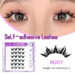 Yelix large capacity Self-Adhesive Eyelashes No Glue Fake Lashes Extensions Reusable for Makeup Soft Mink Eyelashes