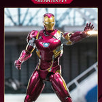 Marvel Iron Man MK46 Assembled Model 10in 1/7 scale Action Figures Reactors can emit light Collect Ornament Boy Toy Gift