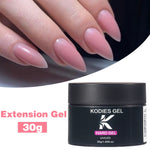 KODIES GEL Acrylic Builder Nail Gel for Extension 30g Blush Pink Soft Hard Construction Gel Semi Permanent UV Manicure Nail Art