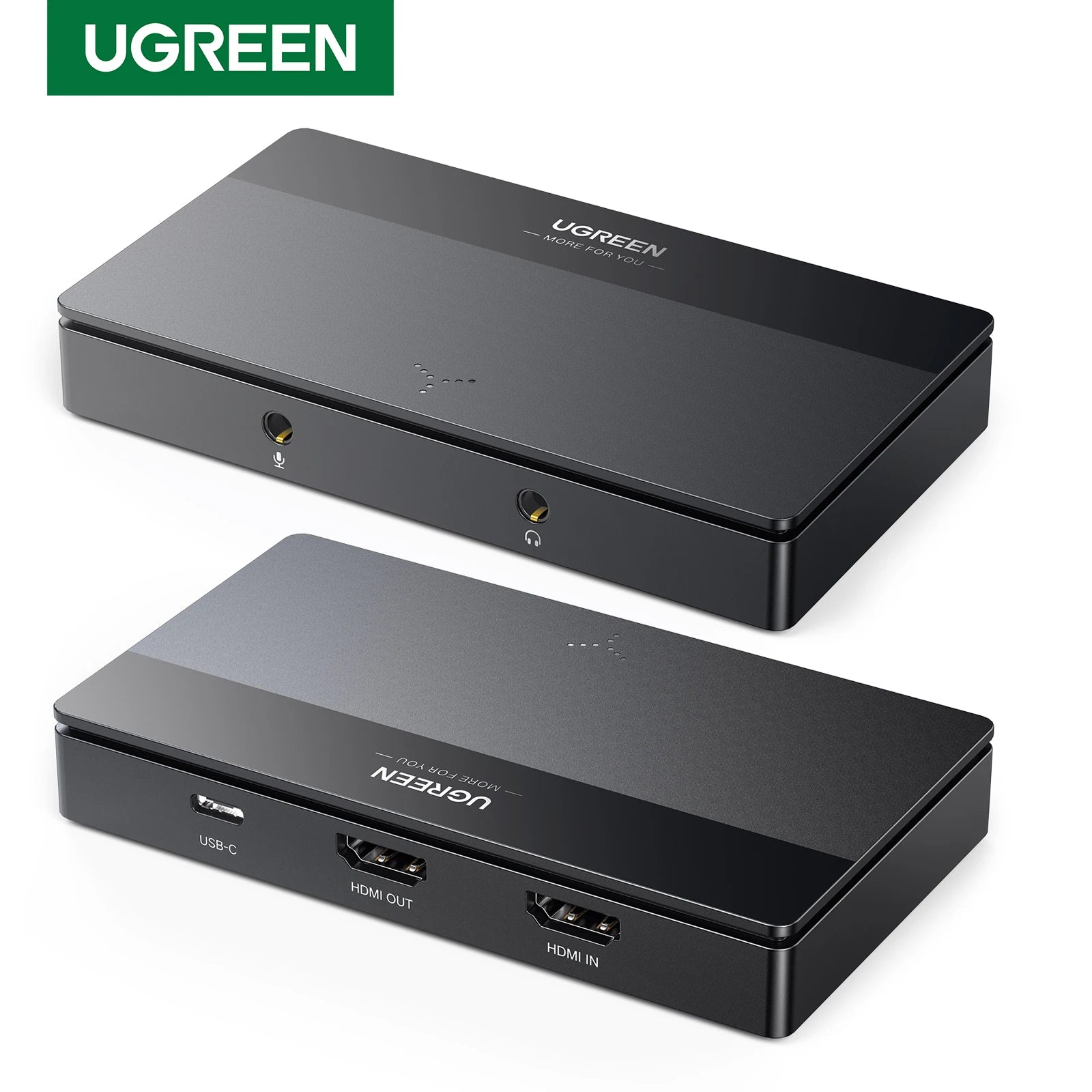 UGREEN HDMI Video Capture Card 4K60Hz HDMI to USB/Type-C Video Grabber Box for Computer Camera Live Stream Record Meeting