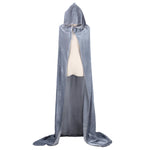 Christmas  Grim Reaper Cloak Velvet long Hooded Unisex cape for  Devil Witch Wizard Halloween Christmas Cosplay cloak