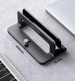 UGREEN Vertical Laptop Stand For MacBook Pro Aluminum Portable Notebook Stand Laptop Support MacBook Air Pro Tablet Phone Stand