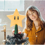 20CM Super Star Light Figure Handheld Christmas Tree Topper Decoration Star Pendant Peak Xmas Tree Top Desk Lamp For Gifts