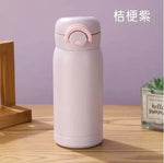 Stainless Steel Portable Pocket Thermal Water Bottle Camping Drinkware Outdoor 220ml/350ml Mini Thermos Cup Pocket Cup