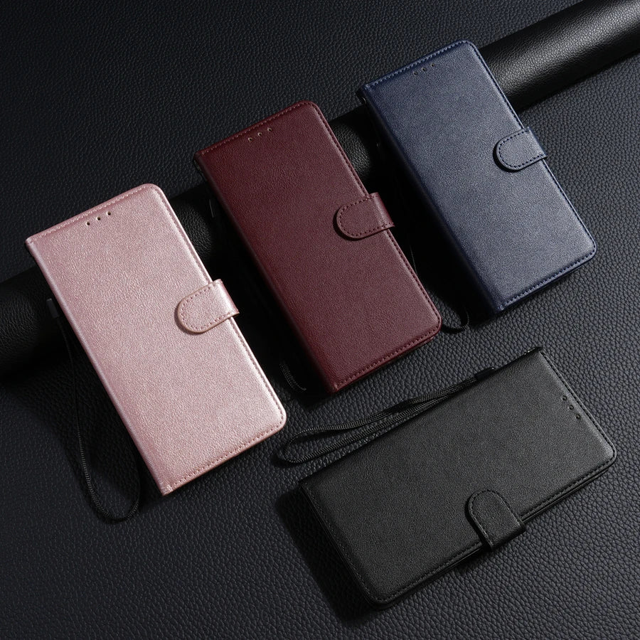 Wallet Flip Leather Case For For Samsung Galaxy A05s A06 A07 A12 A13 A14 A15 A16 A17 A24 A26 A34 A35 A36 A52 A53 A54 A55 A56