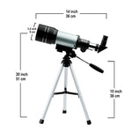 Professional Astronomical Telescope F30070 F36050 Monocular High Power 150x Zoom Portable with Tripod for Moon Stars Watching