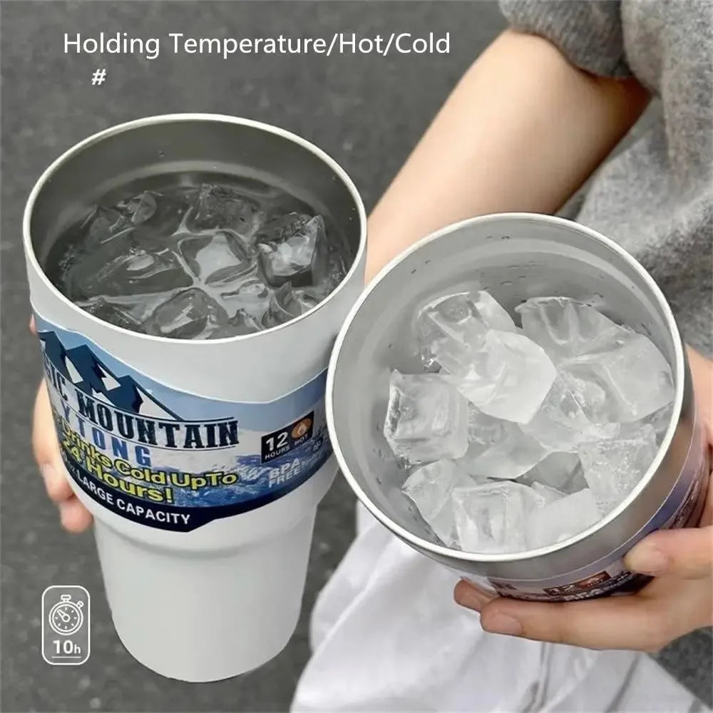 New Fashion Thermo Bottle 30Oz Car Cup Termos Stainless Steel Coffee Beer Juice Mugs Water Thermos for Men Free Shipping 스포츠 물병