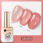 UR SUGAR 15ml Blood Red Jelly Gel Nail Polish Translucent Color Crystal Nude Gel Nail Art Varnish For Fall Winter Manicure