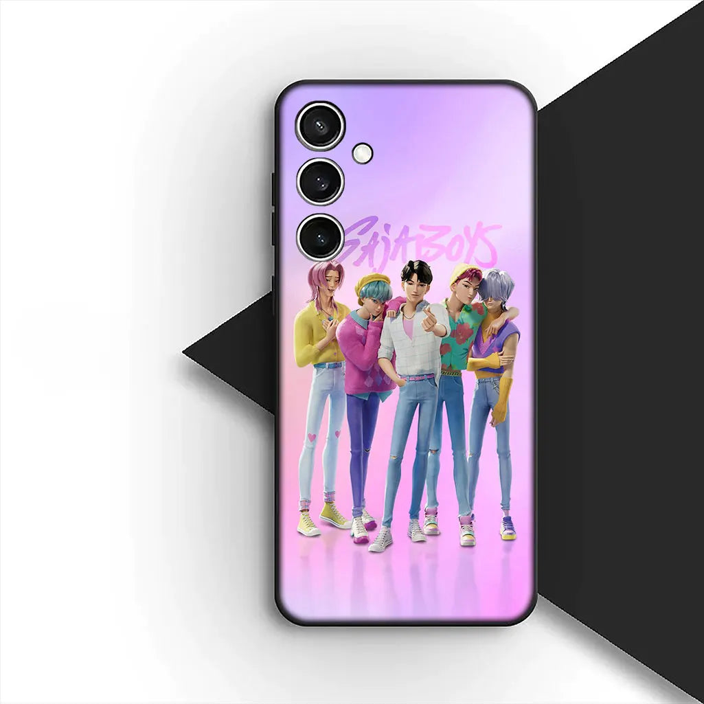 KPop Sajas Jinus Demons Tiger Hunters Boys for Samsung Galaxy A56 A26 A36 A10 A20 A30 A31 A32 A50 A51 A52 A53 A33 A12 A14 Case