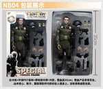 1/6 Action Figure Military Army 30cm Combat Swat Police Soldier With Gun Forces Model Toys