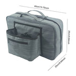 Luggage Travel Cup Holder Free Hand Multiple Pockets Travel Cup Storage Bag Suitcase Bottle Holder Fits Roll on Suitcase Handles