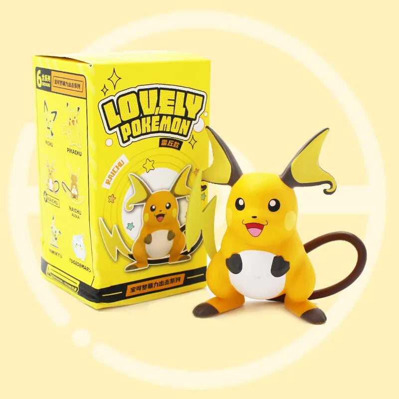 Pokemon Pikachu Anime Action Figure Toy Pvc Toy Model Hand Made Anime Dolls Toys Game Peripheral Toys Ornaments Gifts For Kids
