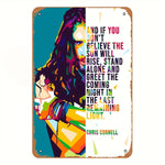 1PC Halloween Metal Sign Horror Movie Theme Shabby Iron Painting Tin Signs Wall Art Man Cave Film Theater Club Home Decoration