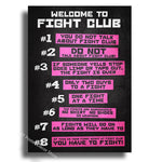 Movie Poster Film Fight Club Aesthetic Prints Picture Gift Kitchen Room Home Decor Club Bar Cafe Decoration Art Wall Painting