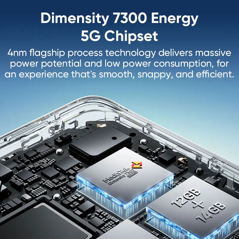 Global Version Realme 14 Pro 5g Smartphone 5g Processor Dimensity 7300 Energy Chipset Sony Imx882 Camera with Ois Screen