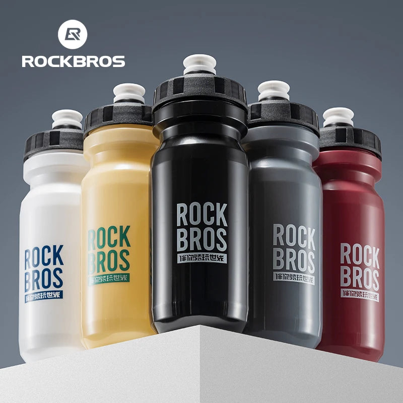 ROCKBROS Bicycle Water Bottle 600ML PP Sports Cup Cycling Kettle Outdoor Camping Hiking Squeeze Bike Cup