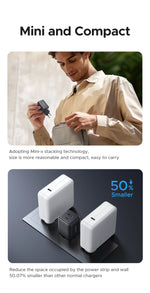 UGREEN 20W GaN Charger PD3.0 QC3.0 Mini USB C Phone Charger For iPhone 17 16 15 Pro Max Samsung S25 Xiaomi Tablet iPad Air Pro