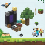 Creative Magnetic Building Block Bricks My Famous Scene World Architectural Set DIY Model Kids Toy Christmas Gifts for Boy Girls