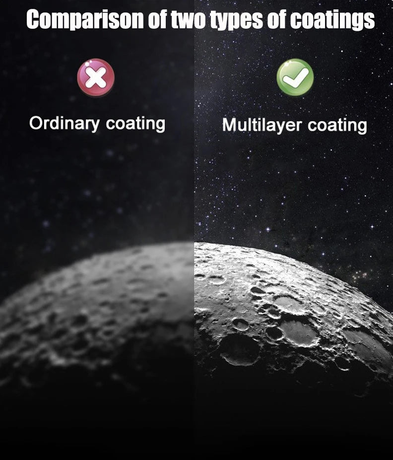 BORWOLF 70400 Professional High-definition Astronomical Telescope 333X To See The Moon and Stars Bird Watching Monocular