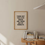 Simple Trendy Text Printing Poster, Simple Canvas Wall Decoration, Modern Art Home Decoration, Living Room Decoration