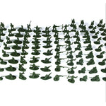 100Pcs Military Playset Plastic Toy Soldiers Mini Warrior Elite Force Action Figure Toys for Children Playing Gift