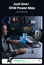 【Korean Plug】UGREEN 65W GaN Charger Robot Design QC 4.0 PPS For Macbook Pro Laptop Tablet iPad iPhone16 15 Pro PD Fast Charger