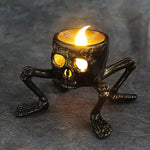 New Halloween Skull Lantern Atmosphere Setting Props Skeleton Foot Night Light Halloween Party Decoration LED Candle Light