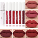 Liquid Lipstick Durable Waterproof Non Smudging Lip Glaze Lip Gloss Matte Lipstick Non Peeling Ladies' Makeup