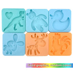 Handmade DIY Magic Water Elves Colorful Chromatin Glue Liquid 3D Sea Creature Water Elf Resin Mold For Aqua Fairy Making