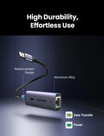 UGREEN USB Ethernet Adapter 2.5G 2500Mbps USB3.0 Network Card for Laptop PC NAS Server Windows Mac OS USB-A/C Internet Adapter