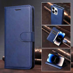 Leather Case For Samsung Galaxy A3 A5 A7 A6 Plus A8 A9 J2 Pro J3 J4 Prime J6 J5 J7 J8 2018 2016 2017 Flip Wallet Phone Cover