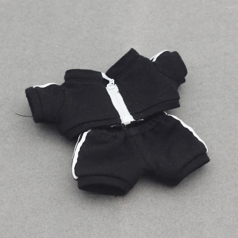 Fashion Sports Clothing for 15/17cm Labubu Doll Peaked Cap Suit Ropa Labubu Outfit Accessories