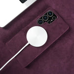 Full Coverage Magnetic ALCANTARA Case For Samsung Galaxy S25 Ultra S24 S23 S21 for Magsafe Artificial Leather Suede Phone Cover