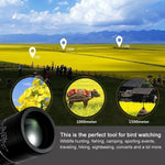 16x52 Monoculars HD Telescope Ipx4 Waterproof Long Distance Field of View Image Stabilization For Wildlife Observation Hiking
