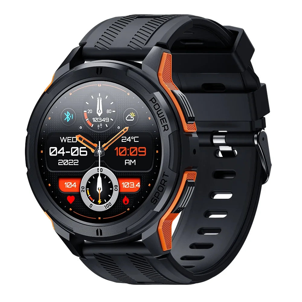OUKITEL Smart Watch BT10 Sport SmartWatch BT5.2 410mAh 1.43" AMOLED Display
