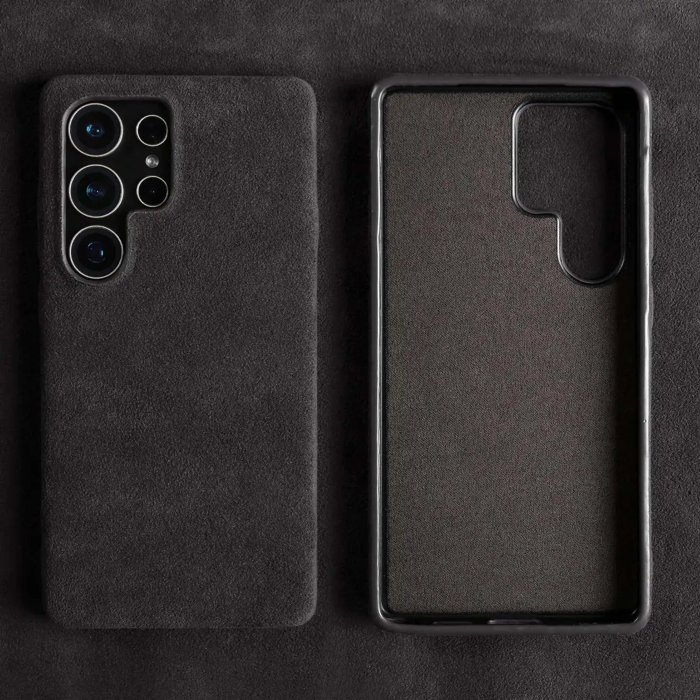 Full Coverage Magnetic ALCANTARA Case For Samsung Galaxy S25 Ultra S24 S23 S21 for Magsafe Artificial Leather Suede Phone Cover