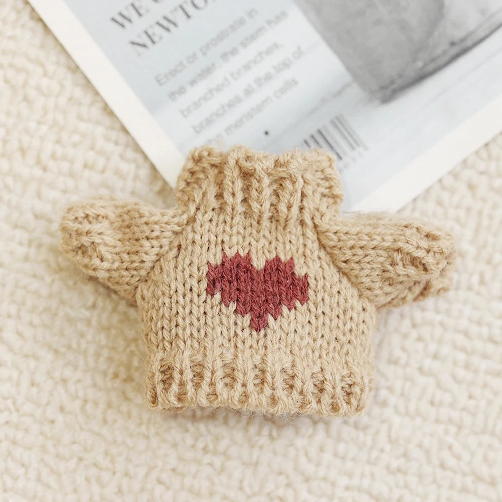 For Labubu'S Clothes Striped sweater outfit Match with hat pendant  Can match according to your preferences Labubu Accessories