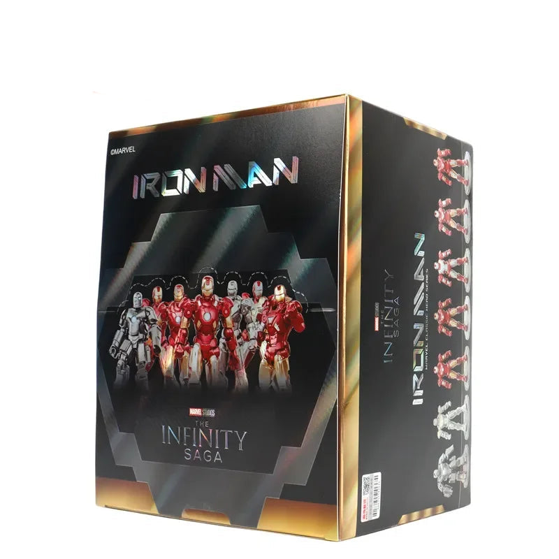 Marvel figure Splicing toys iron man MK1 MK2 MK3 MK4 MK5 MK6 MK7 Action figure model Birthday gift for children