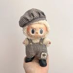 New Labubu Clothing Popular New Products Fashion Velcro 17cm Doll Cute Dress Casual Set Skirt Plush Toy Clothing