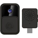 WiFi Wireless Doorbell Camera with Chime Smart Video Night Vision Indoor Security Two-Way Intercom Door Bell for Home Office