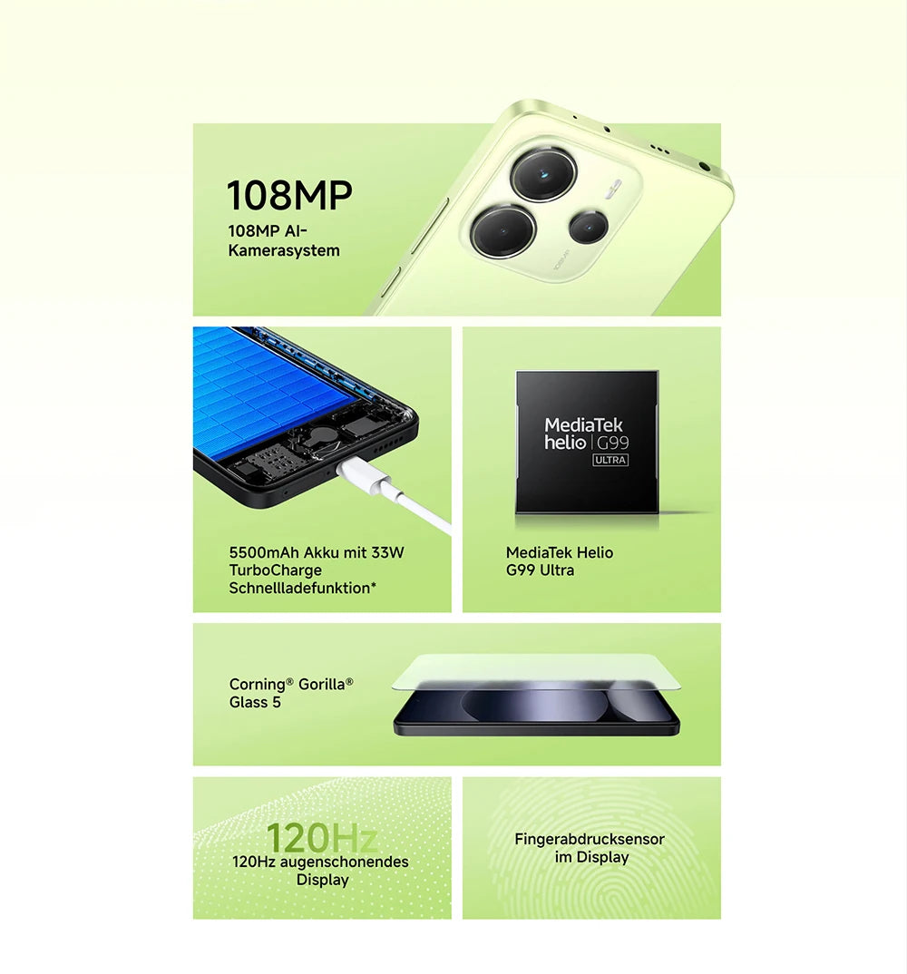 Global Version Xiaomi Redmi Note 14 4G Smartphone 6.67