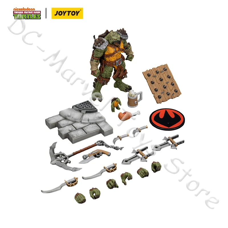 In Stock JOYTOY TMNT 1/18 Tmnt-Krang Tmnt-Tokka Tmnt-Slash Turtles Action Figure Customized Gift Toys