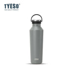 Tyeso Stainless Steel Vacuum Insulated Water Bottle Portable Durable  Leak-Proof for Outdoor Sports Matte Finish Carry Handle