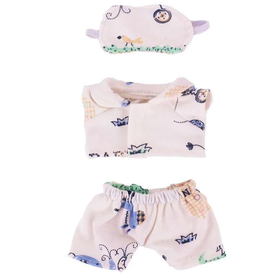 Doll Bedding Furniture For labubu 17cm Plush Doll Clothes Accessories Girl‘s Toys Birthday Christmas Gift