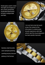 Aiweile AW46 Smartwatch Smart Watch Man 1.32 Inch HD AMOLED Screen Sports Modes Bluetooth Call for Android Yacht Range Master